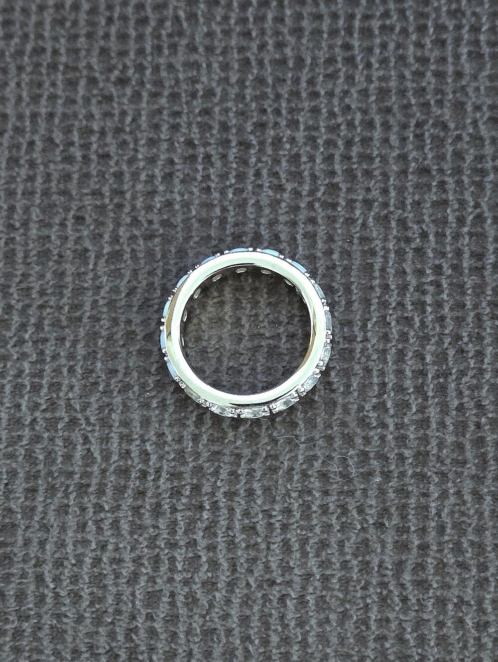Kendra Scott (Retired) Rhodium🤍 "Chandler" Band Ring💍 in White Opalite Mix - Picture 7 of 16